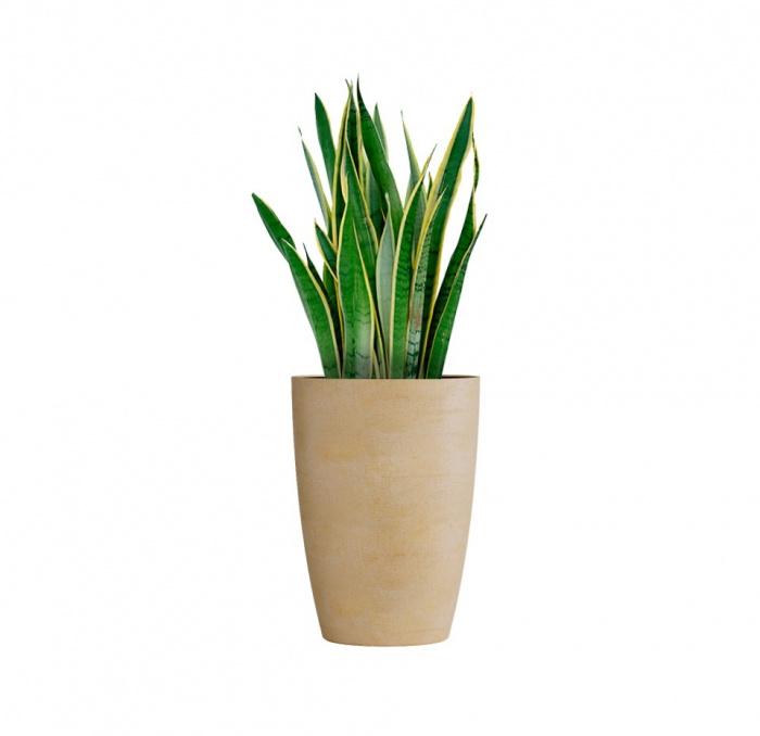 Кашпо CONCRETIKA CONUS LEMON D48H60