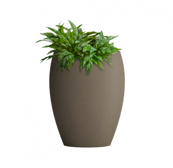 Кашпо CONCRETIKA OVAL OLIVE D30H41