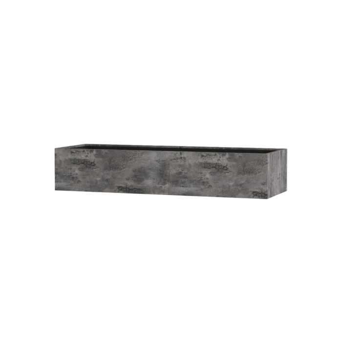 Кашпо CONCRETIKA BALCONY CONCRETE GREY DARK 80x20x15