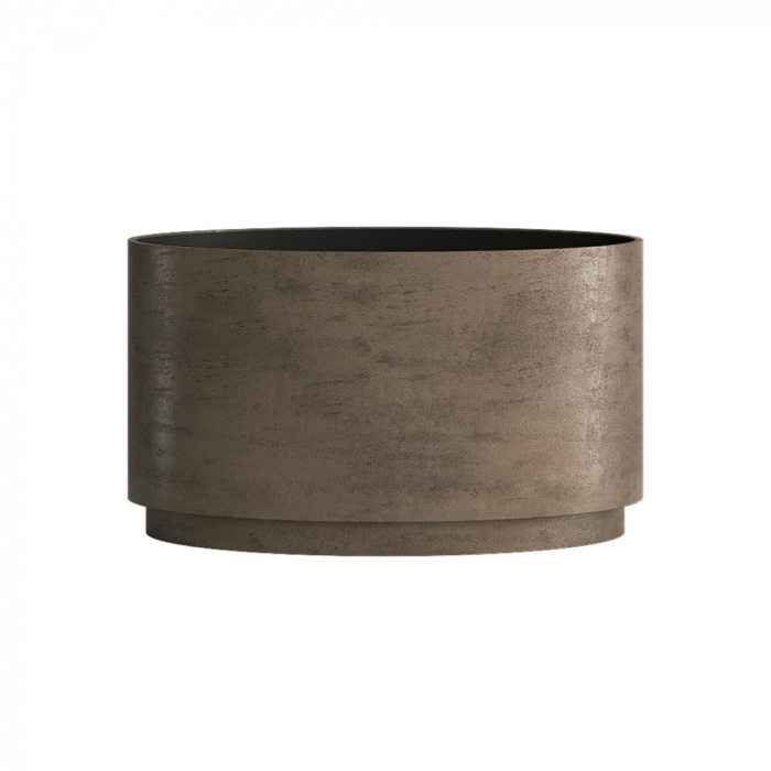 Кашпо CONCRETIKA CYLINDER XL SMOKEY GREY D70H45