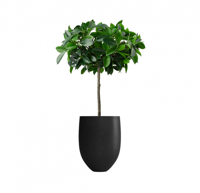 Кашпо CONCRETIKA BARREL NERO D41H60
