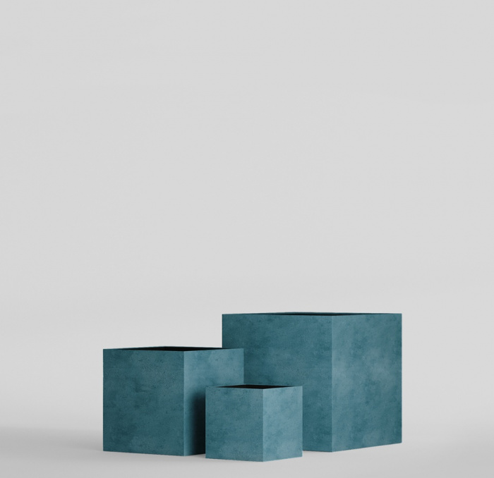 Кашпо CONCRETIKA CUBE MURENA 30x30x30