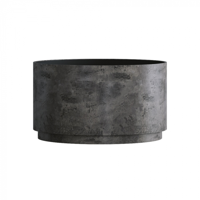 Кашпо CONCRETIKA CYLINDER XL CONCRETE GREY DARK D70H45