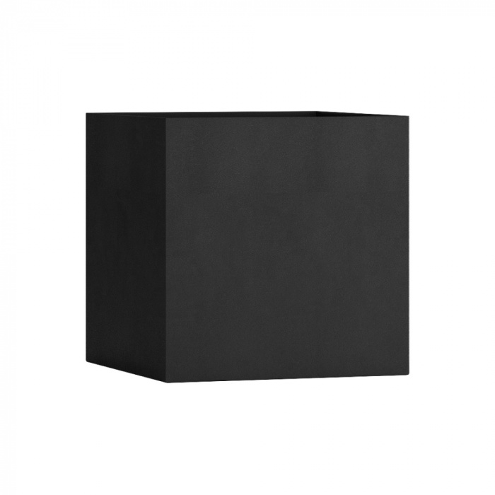 Кашпо CONCRETIKA CUBE NERO 70x70x70
