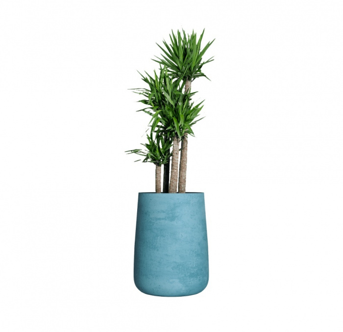 Кашпо CONCRETIKA CONE BLUE SKY D38H60