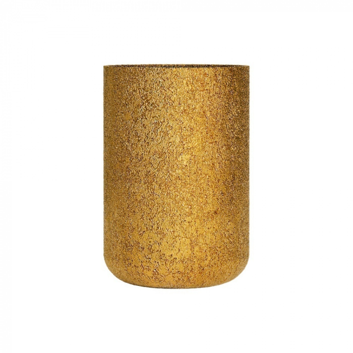 Кашпо CONCRETIKA TOPPER RICH GOLD D40H60