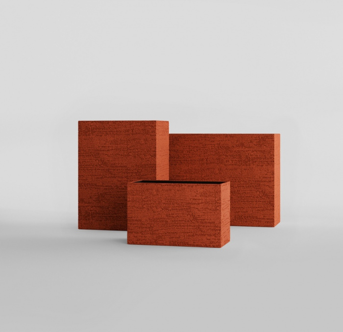 Кашпо CONCRETIKA DIVIDER EROSIA CORAL 90x35x70