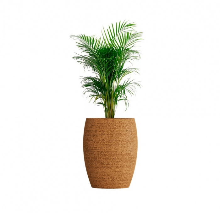 Кашпо CONCRETIKA OVAL EROSIA OCHRE D60H88