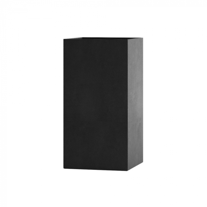 Кашпо CONCRETIKA COLONNA NERO 40x40x80