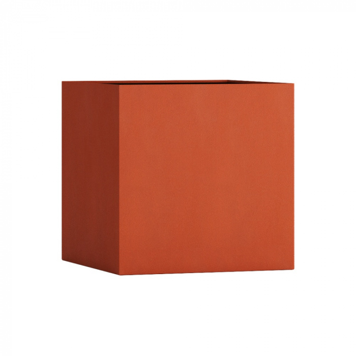 Кашпо CONCRETIKA CUBE TERRACOTTA 30x30x30