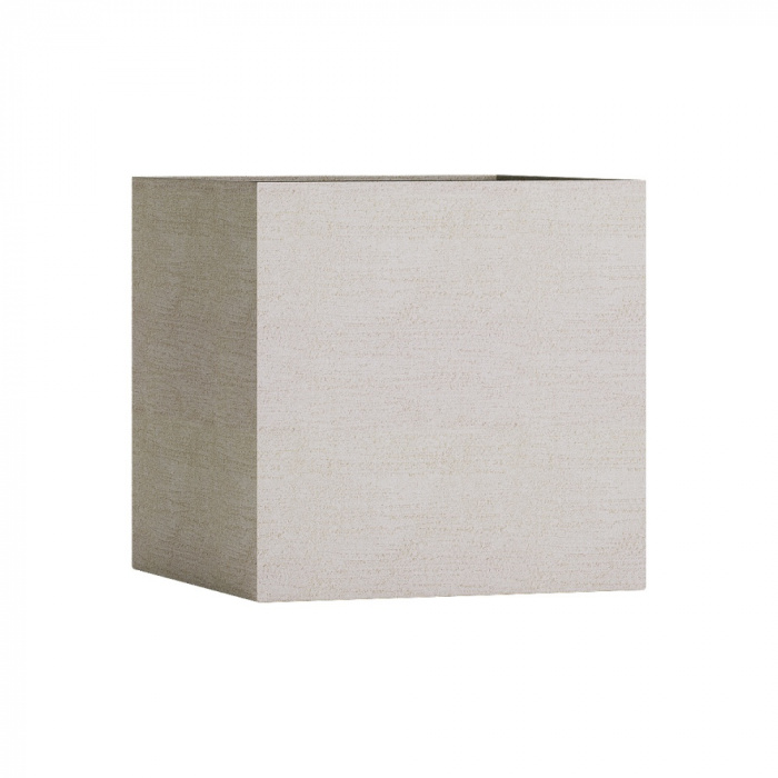 Кашпо CONCRETIKA CUBE EROSIA YELLOW 80x80x80