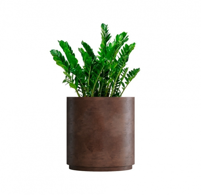 Кашпо CONCRETIKA CYLINDER XL COFFEE D70H80