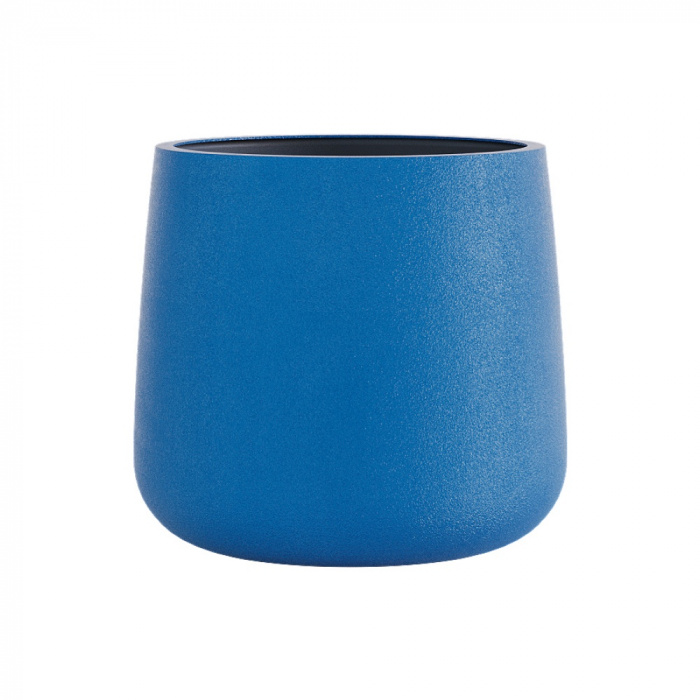 Кашпо CONCRETIKA CONE DARK BLUE D32H36