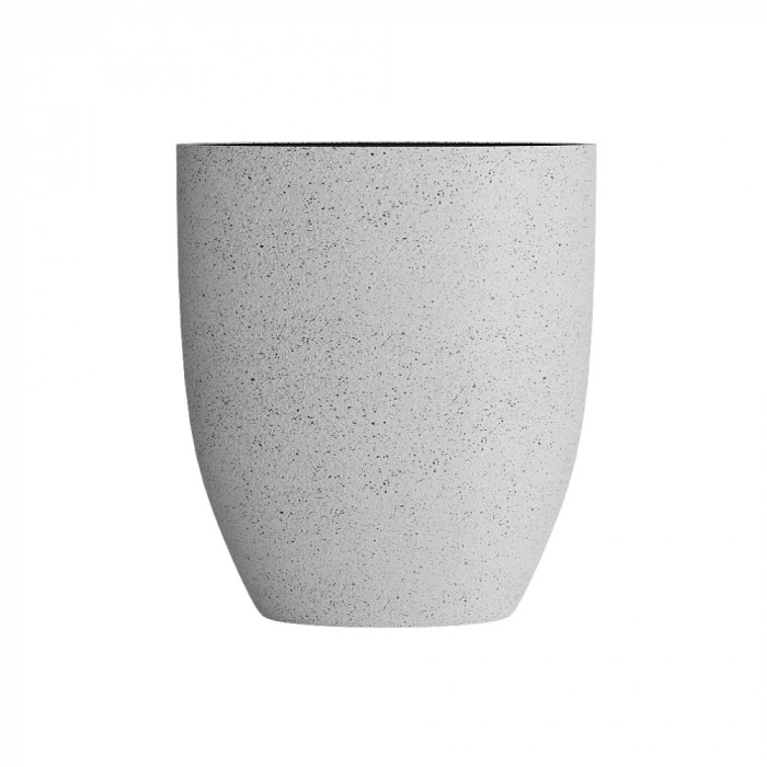 Кашпо CONCRETIKA VASE 3 EGG WHITE D40H45