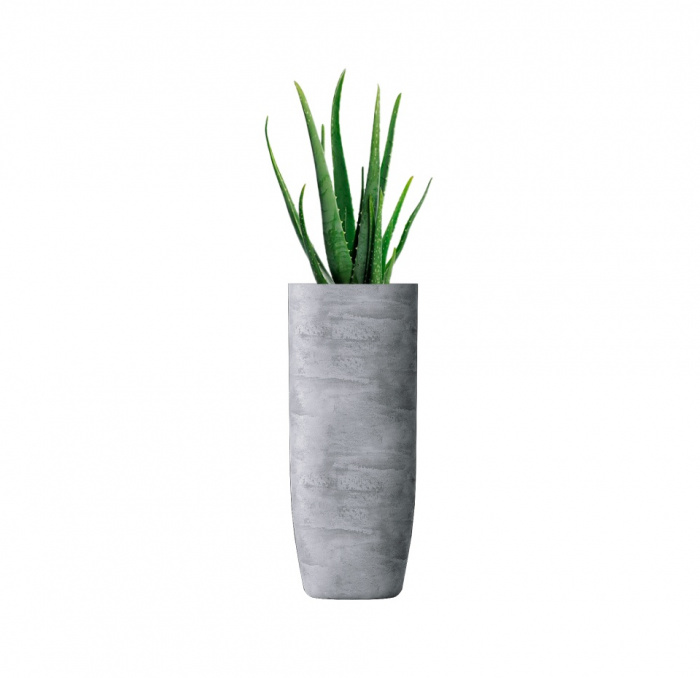 Кашпо CONCRETIKA YAR CONCRETE GREY LIGHT D40H87