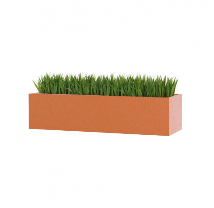 Кашпо CONCRETIKA BALCONY CARROT 60x20x15
