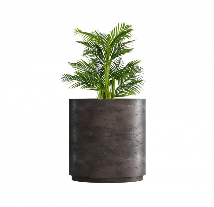 Кашпо CONCRETIKA CYLINDER XL TAUPE CONCRETE D100H105