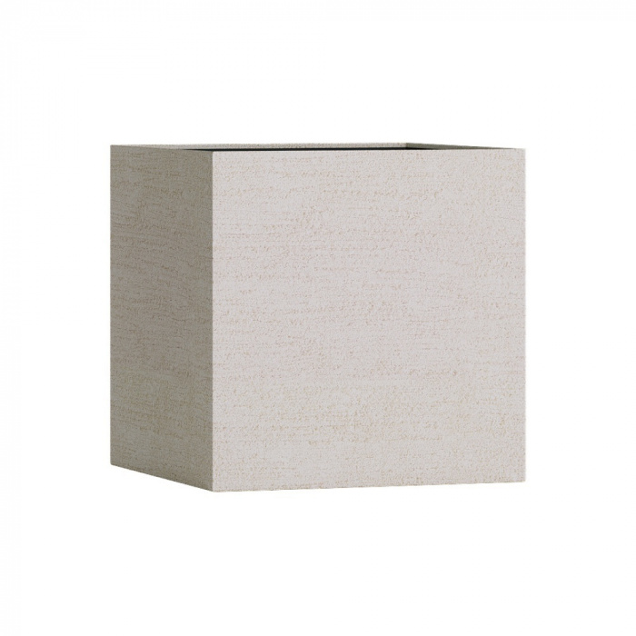 Кашпо CONCRETIKA CUBE EROSIA YELLOW 50x50x50