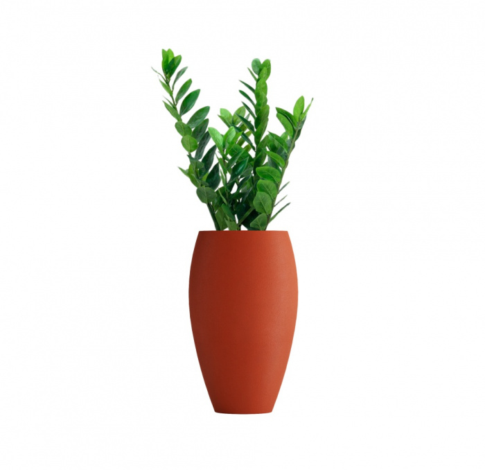 Кашпо CONCRETIKA OVAL TERRACOTTA D41H82