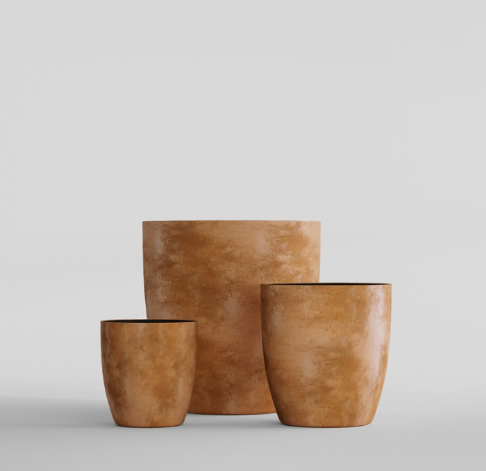 Кашпо CONCRETIKA VASE 3 CLASSIC CLAY D90H95