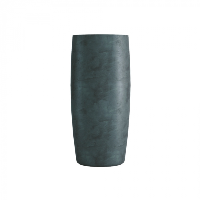 Кашпо CONCRETIKA CIGAR OCEAN GREEN D43H92