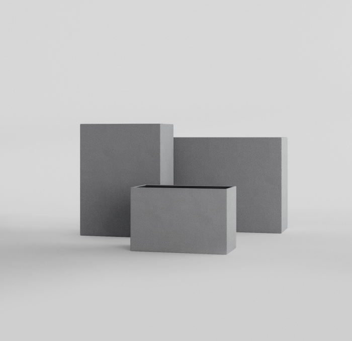 Кашпо CONCRETIKA DIVIDER LONDON GREY 90x35x70