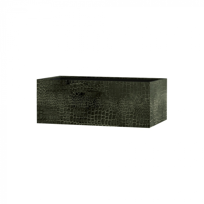 Кашпо CONCRETIKA BALCONY CAYMAN GREEN 40x20x15