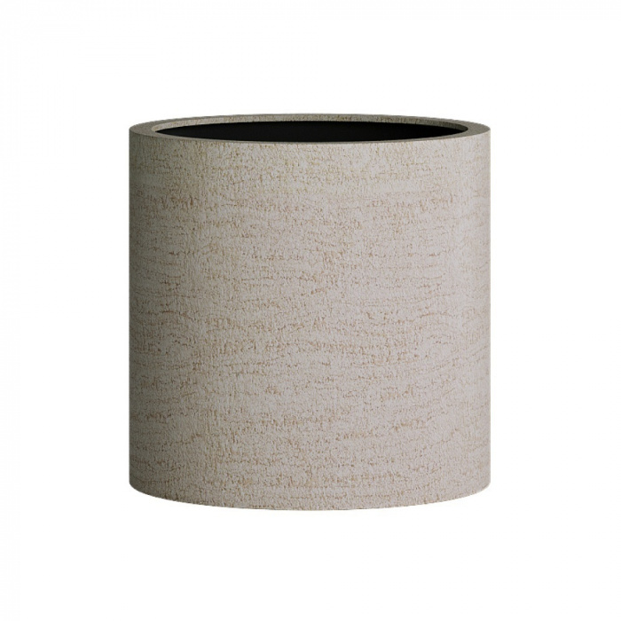 Кашпо CONCRETIKA CYLINDER EROSIA YELLOW D20H20