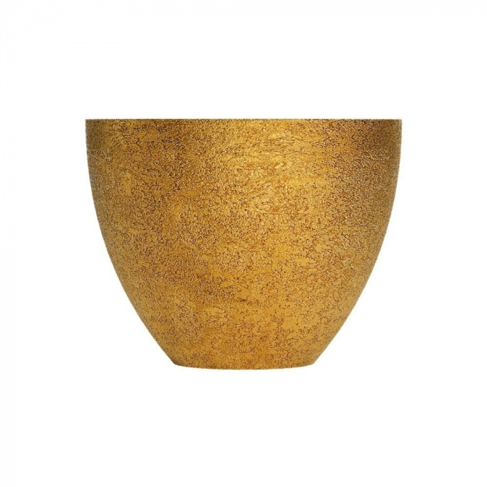 Кашпо CONCRETIKA UPON RICH GOLD D45H35