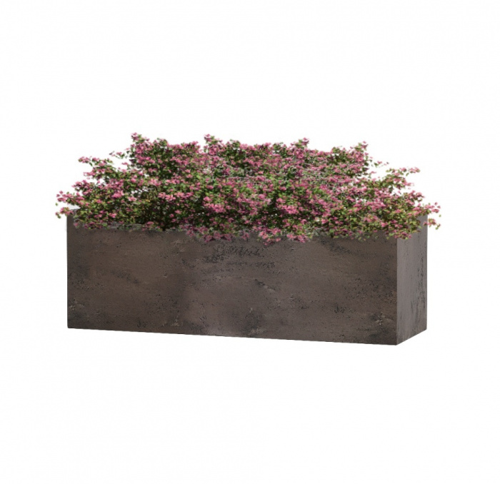 Кашпо CONCRETIKA BALCONY TAUPE CONCRETE 60x20x20