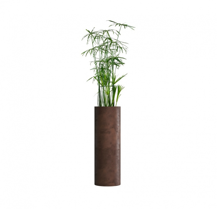 Кашпо CONCRETIKA CYLINDER COFFEE D30H90