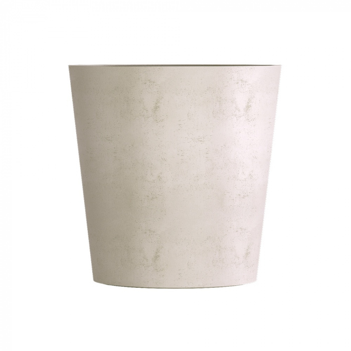 Кашпо CONCRETIKA CRATER CONCRETE WHITE D100H110
