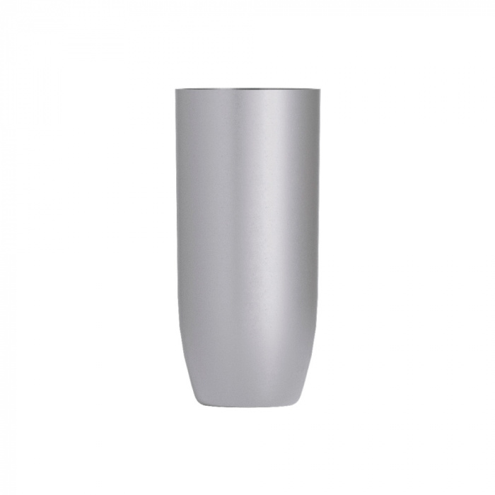 Кашпо CONCRETIKA YAR SILVER D40H87