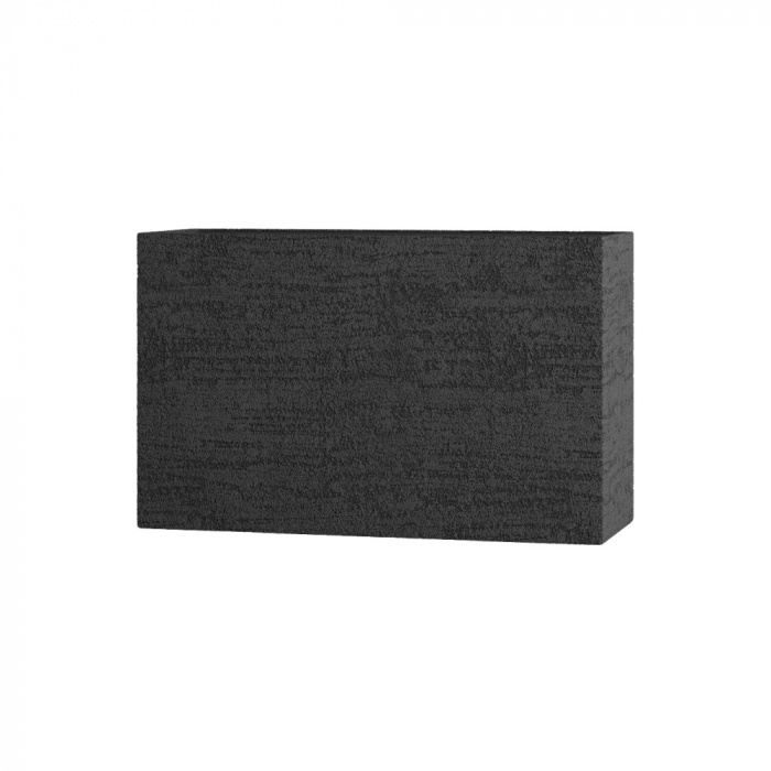 Кашпо CONCRETIKA DIVIDER EROSIA BLACK 80x30x50