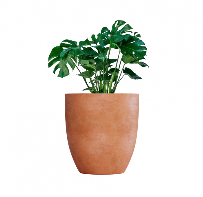 Кашпо CONCRETIKA VASE 3 RED CLAY D75H82