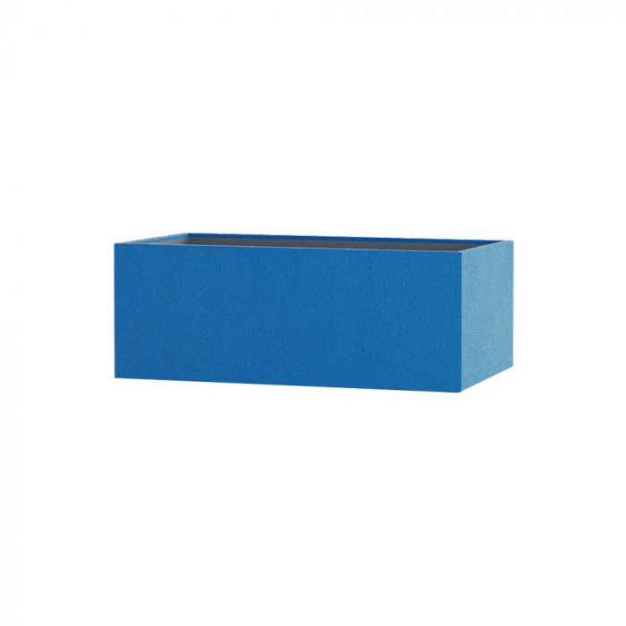 Кашпо CONCRETIKA BALCONY DARK BLUE 40x20x15