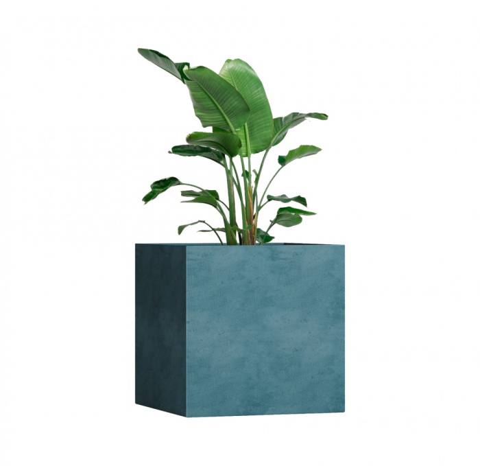 Кашпо CONCRETIKA CUBE MURENA 100x100x100
