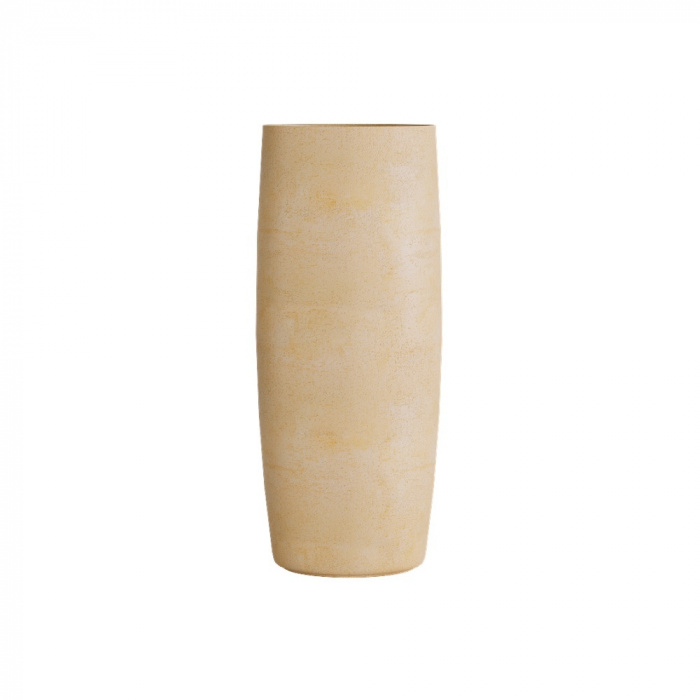 Кашпо CONCRETIKA CIGAR LEMON D27H70