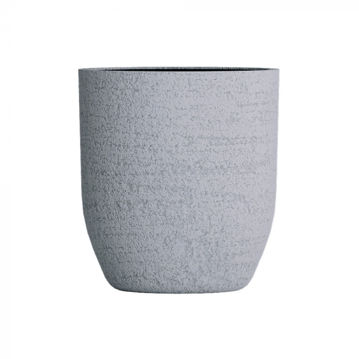 Кашпо CONCRETIKA YAR EROSIA WHITE D40H44