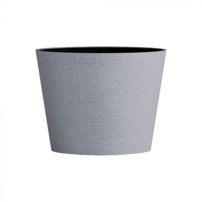 Кашпо CONCRETIKA CRATER EROSIA WHITE D30H24