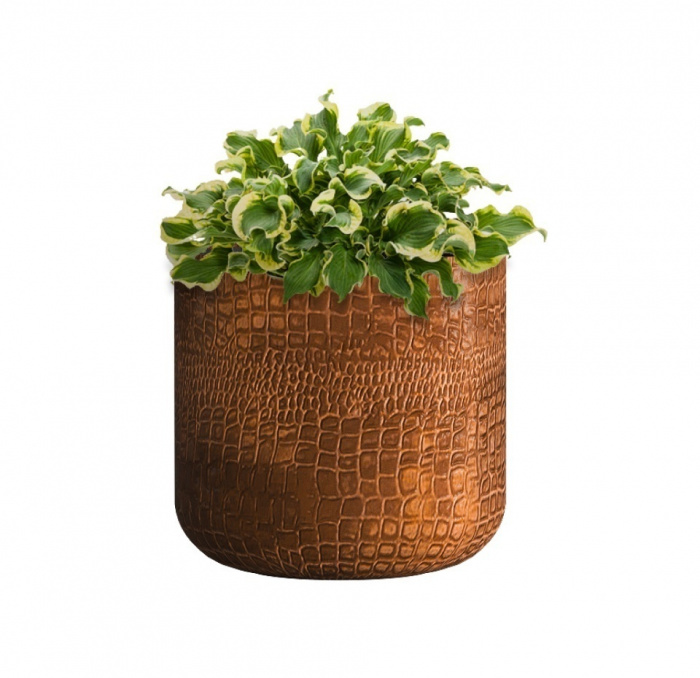 Кашпо CONCRETIKA TOPPER CAYMAN BROWN D40H40