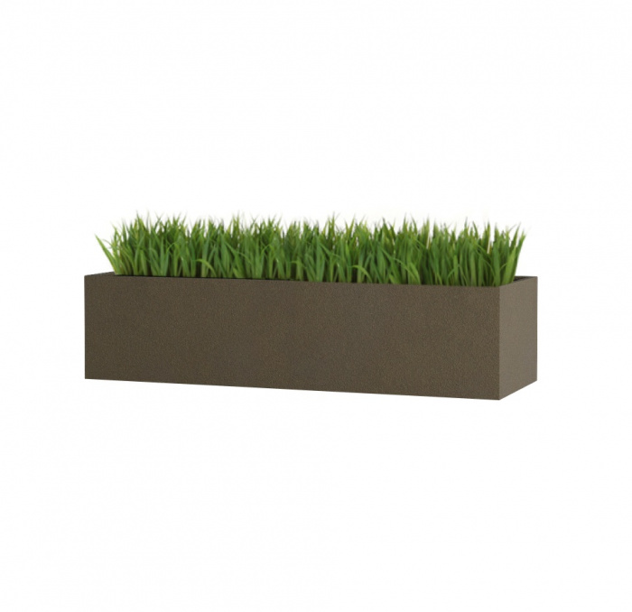 Кашпо CONCRETIKA BALCONY OLIVE 60x20x15