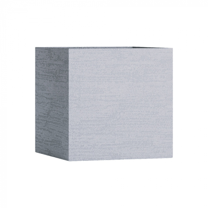 Кашпо CONCRETIKA CUBE EROSIA WHITE 90x90x90