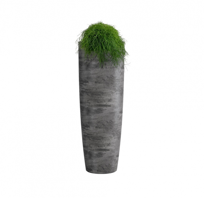 Кашпо CONCRETIKA CONUS CONCRETE GREY DARK D60H170