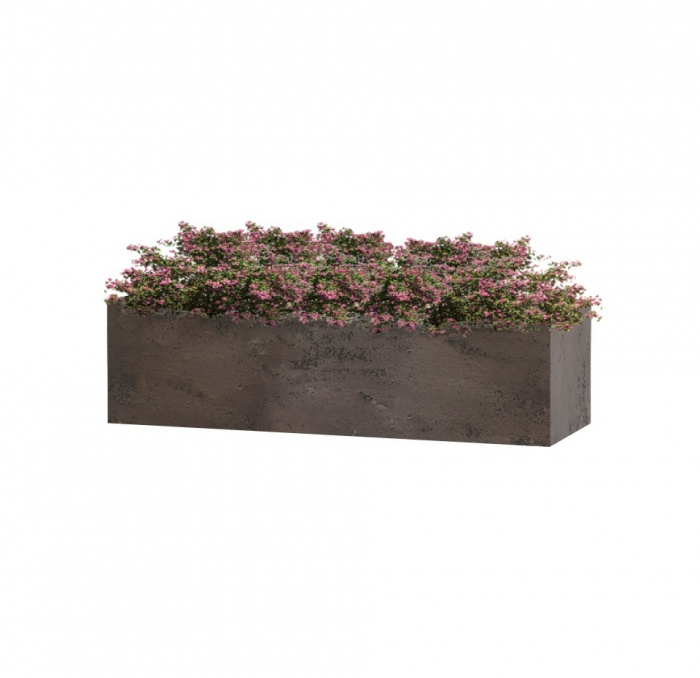 Кашпо CONCRETIKA BALCONY TAUPE CONCRETE 80x20x20