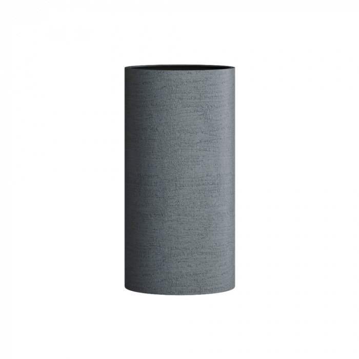 Кашпо CONCRETIKA CYLINDER EROSIA GREY D40H80