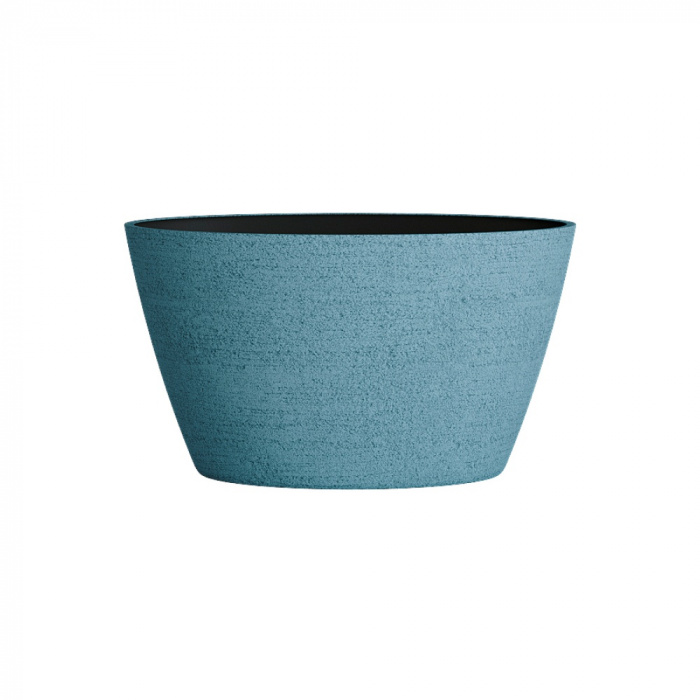 Кашпо CONCRETIKA BOWL EROSIA BLUE D80H45