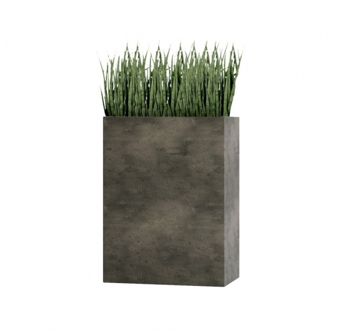 Кашпо CONCRETIKA DIVIDER BREZENT GREY 60x35x80