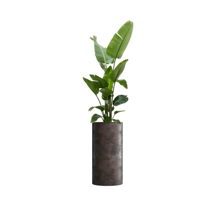 Кашпо CONCRETIKA CYLINDER TAUPE CONCRETE D40H80