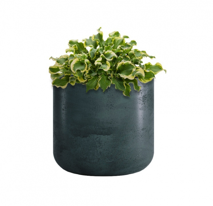 Кашпо CONCRETIKA TOPPER OCEAN GREEN D40H40